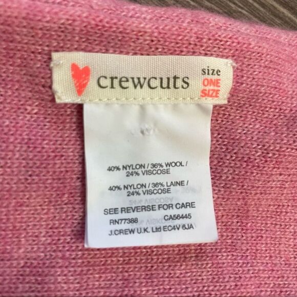 J. Crew CREWCUTS VINTAGE CAT MEOW THICK WOOL BLEND WRAP SCARF J.Crew - Picture 3 of 4